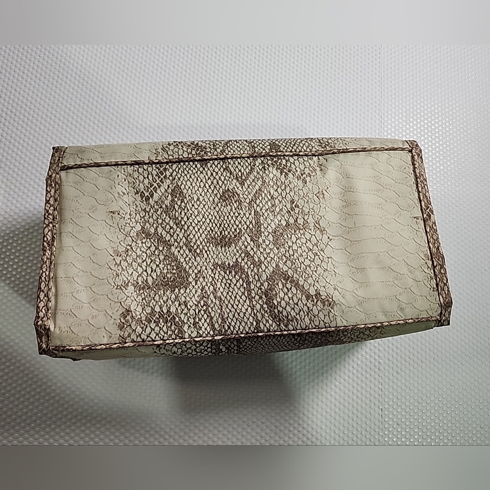 Joy Mangano Better Beauty Case Large Python Organ… - image 5